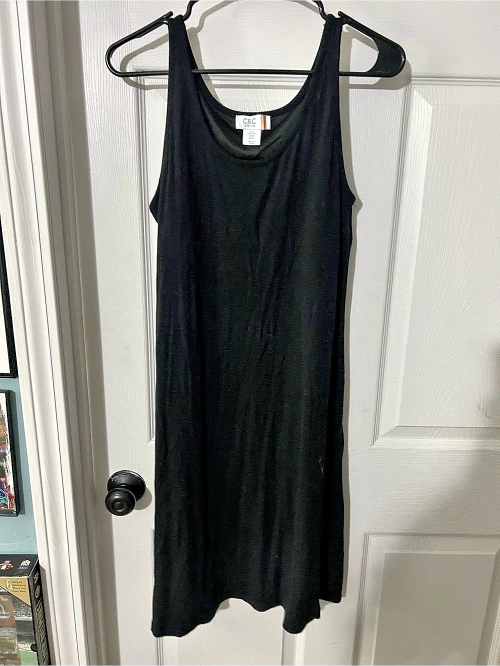 C&C California Black Maxi Dress Size XL Like New